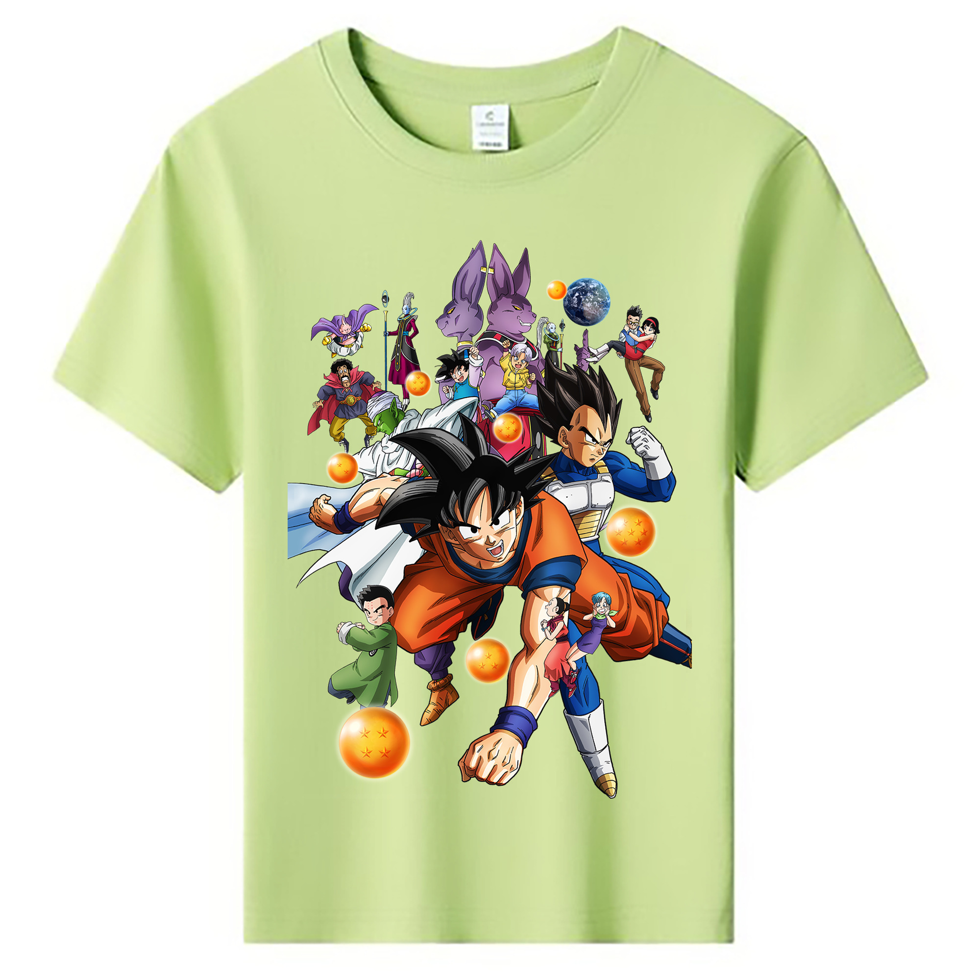 （画像用） ドラゴンボール DRAGON BALL 綿100％キッズTシャツ（フロントプリント）
